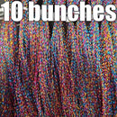 lunker fly fishing tinsel twisted strand string line tying flash crystal shining diy material assist hooks lure flies