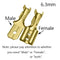 100Pcs 2.8mm 4.8mm 6.3mm Plug Spring Female Male Spade Cold Crimp Terminals Connector Car Speaker Electrical Wire Connectors Set