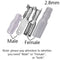 100Pcs 2.8mm 4.8mm 6.3mm Plug Spring Female Male Spade Cold Crimp Terminals Connector Car Speaker Electrical Wire Connectors Set