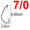 20pcs Wide Gap Worm Fishing Hooks Jig Crank Big Bass Hook Black High Carbon Steel Crank Barbed Hook for Soft Fishing Lure