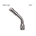 1Pc 45/90/135 Degree Air Tyre Valves For Truck Motorcycle Cycling Accessories Adapter Car Valve Extension Stem Brass High qualit