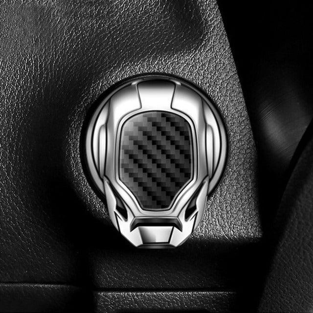 Car Engine Start Stop Switch Button Cover Decorative Auto Accessories Push Button Sticky Cover Car Interior 2021