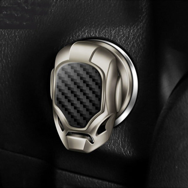 Car Engine Start Stop Switch Button Cover Decorative Auto Accessories Push Button Sticky Cover Car Interior 2021