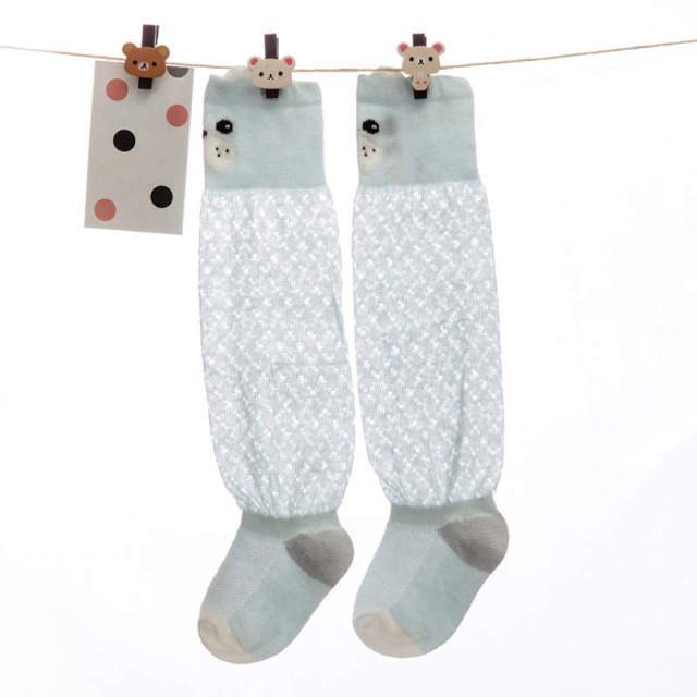 Balleenshiny Baby Girl Socks Toddler Baby Bow Cotton Mesh Breathable Socks Newborn Infant Non-slip Baby Girls Socks 0-3 years