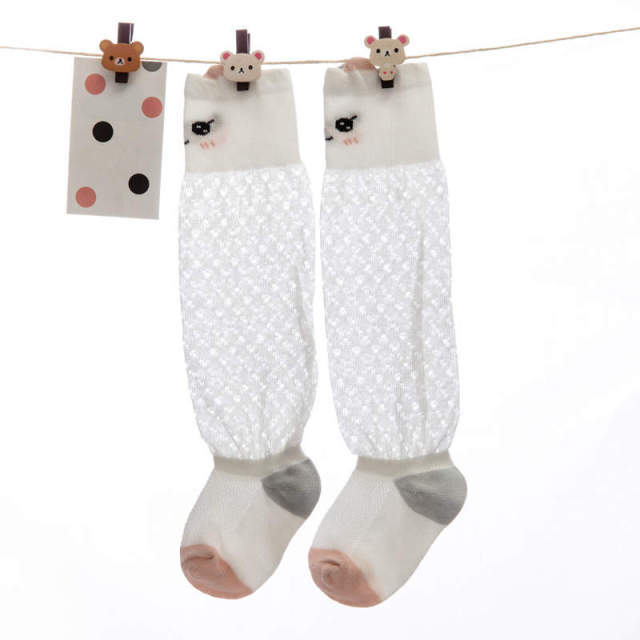 Balleenshiny Baby Girl Socks Toddler Baby Bow Cotton Mesh Breathable Socks Newborn Infant Non-slip Baby Girls Socks 0-3 years