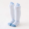 Balleenshiny Baby Girl Socks Toddler Baby Bow Cotton Mesh Breathable Socks Newborn Infant Non-slip Baby Girls Socks 0-3 years