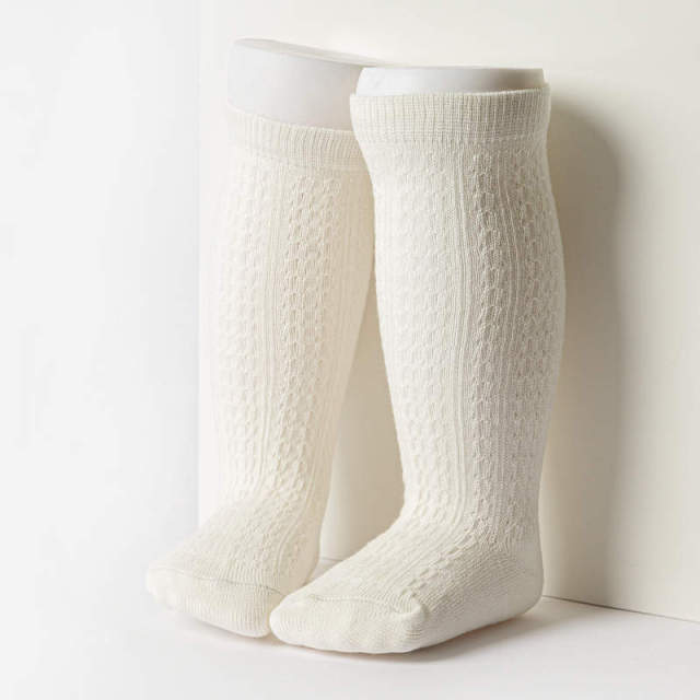 Balleenshiny Baby Girl Socks Toddler Baby Bow Cotton Mesh Breathable Socks Newborn Infant Non-slip Baby Girls Socks 0-3 years