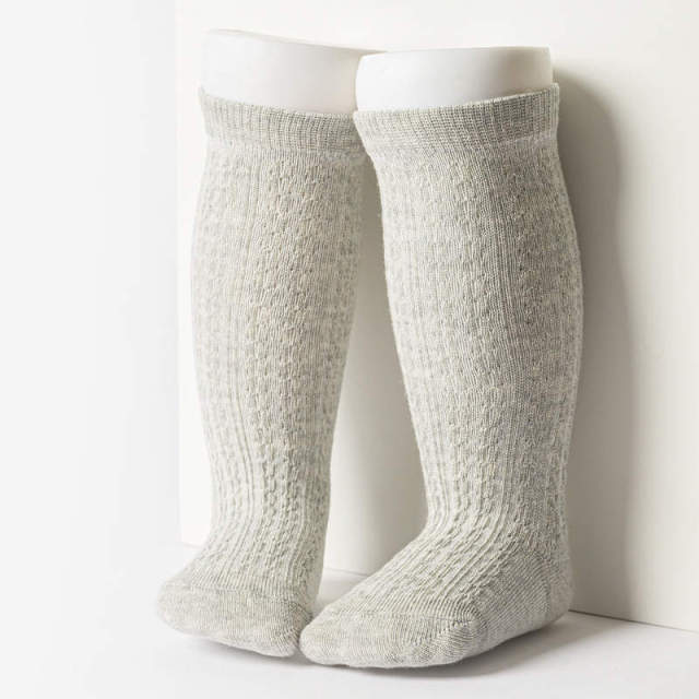 Balleenshiny Baby Girl Socks Toddler Baby Bow Cotton Mesh Breathable Socks Newborn Infant Non-slip Baby Girls Socks 0-3 years