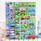 5 Sheets 3D Bubble Sticker Car Truck Plane Traffic Waterproof Cartoon Anime Stickers For Girl Boy Kids Funny Educational Toys