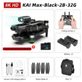 KAI ONE Pro/Max GPS Drone  8K HD Dual Camera Three-axis gimbal Brushless Motor With 5G Wifi Quadcopter Rc Distance 1.2km Gifts