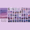 JIANWU 50 Sheets Wish Life Series Cute Stickers Art Decoration Paper Stickers DIY Material Paper DIY Journal School Supplies