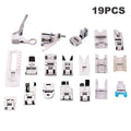 11pcs/set Cloth Leather Splice Presser Foot Durable Accessories Metal Multifunction Foot for Household Sewing Machines