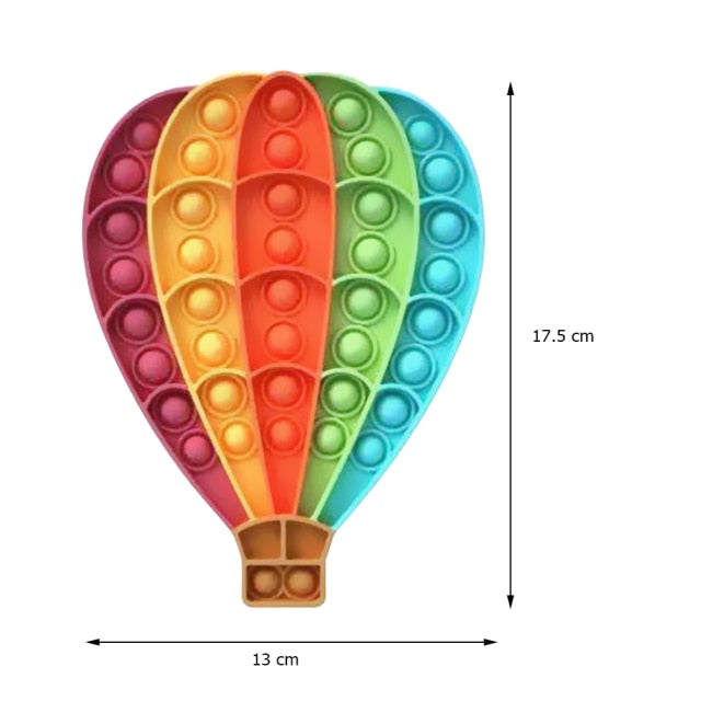 New Push Bubble Fidget Antistress Toys Adult Kids Unicorn Dinosaur Fidget Sensory Toy Autism Special Needs Stress Reliever 2021