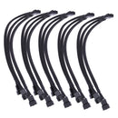 4 Pin Extension Cable Motherboard Office 1 To 3 Ways Splitter Sleeved Connector CPU PWM Fan Practical Accessories Tinned Copper