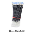 Gel Pen Refill Set Black Blue Red ink Student ballpoint pen Fast dry Bullet tip 0.5mm School&office writing supplies Stationery