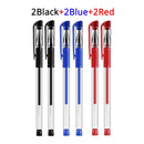 Gel Pen Refill Set Black Blue Red ink Student ballpoint pen Fast dry Bullet tip 0.5mm School&office writing supplies Stationery