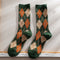 Women Socks Autumn New Socks Fashion Lattice Cotton Preppy Style Happy Casual Deodorant Socks Female Socks High Quality Fashion