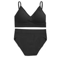 FINETOO Women Seamless Bra Set Bra Top + Pantys Brassiere Fitness Underwear Lingerie Women's Swimwear Push Up Sexy Tank Top Girl
