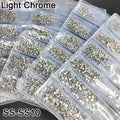 YanRuo Crystal AB Strass Flatback Caviar Glass Diamond Design Mini Glitter Pearl Mini Rhinestones Manicure Nail Art Decoration