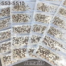 YanRuo Crystal AB Strass Flatback Caviar Glass Diamond Design Mini Glitter Pearl Mini Rhinestones Manicure Nail Art Decoration