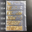 YanRuo Crystal AB Strass Flatback Caviar Glass Diamond Design Mini Glitter Pearl Mini Rhinestones Manicure Nail Art Decoration