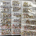 YanRuo Crystal AB Strass Flatback Caviar Glass Diamond Design Mini Glitter Pearl Mini Rhinestones Manicure Nail Art Decoration