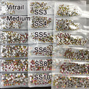 YanRuo Crystal AB Strass Flatback Caviar Glass Diamond Design Mini Glitter Pearl Mini Rhinestones Manicure Nail Art Decoration