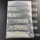 YanRuo Crystal AB Strass Flatback Caviar Glass Diamond Design Mini Glitter Pearl Mini Rhinestones Manicure Nail Art Decoration