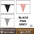 FINETOO 3PCS/Set M-XL Sexy G-string Panties Cotton Women's Underwear Girls Female Underpant Pantys Ladies Bikini Thong Lingerie