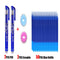 25Pcs Creative Drawing Gel Pen Erasable Refills Rod 0.5mm Ink Washable Handle Ballpoint Pens kawaii Stationery for School Office