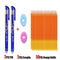25Pcs Creative Drawing Gel Pen Erasable Refills Rod 0.5mm Ink Washable Handle Ballpoint Pens kawaii Stationery for School Office