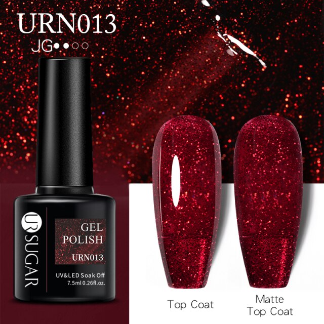 UR SUGAR 7.5ml Gel Nail Polish Semi Permanent 90 Colors Gel Polish Lamp Varnishes Soak Off Nail Art Manicure Base Top Gel