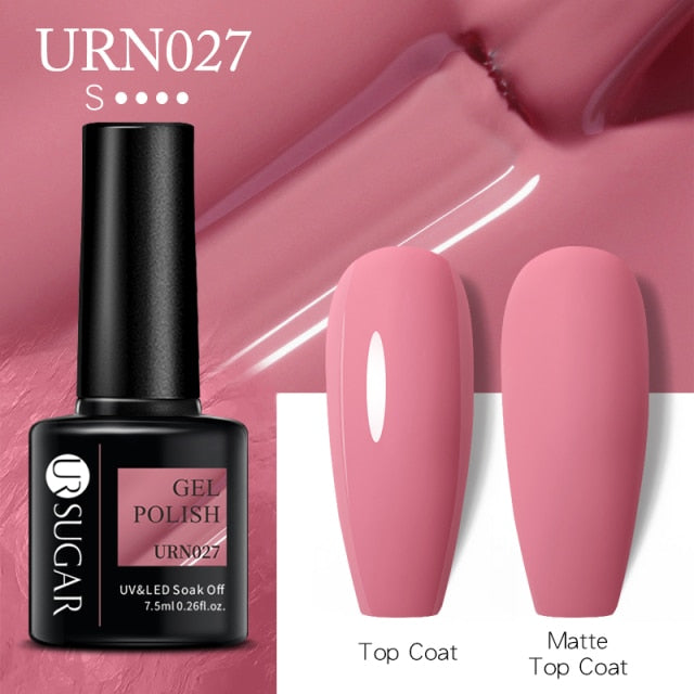UR SUGAR 7.5ml Gel Nail Polish Semi Permanent 90 Colors Gel Polish Lamp Varnishes Soak Off Nail Art Manicure Base Top Gel