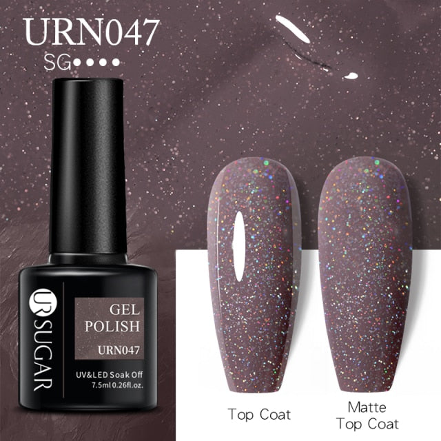 UR SUGAR 7.5ml Gel Nail Polish Semi Permanent 90 Colors Gel Polish Lamp Varnishes Soak Off Nail Art Manicure Base Top Gel