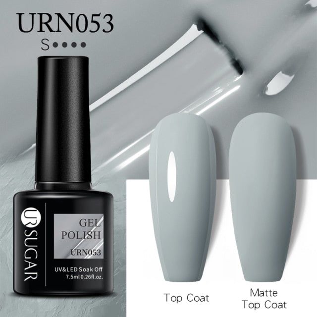 UR SUGAR 7.5ml Gel Nail Polish Semi Permanent 90 Colors Gel Polish Lamp Varnishes Soak Off Nail Art Manicure Base Top Gel