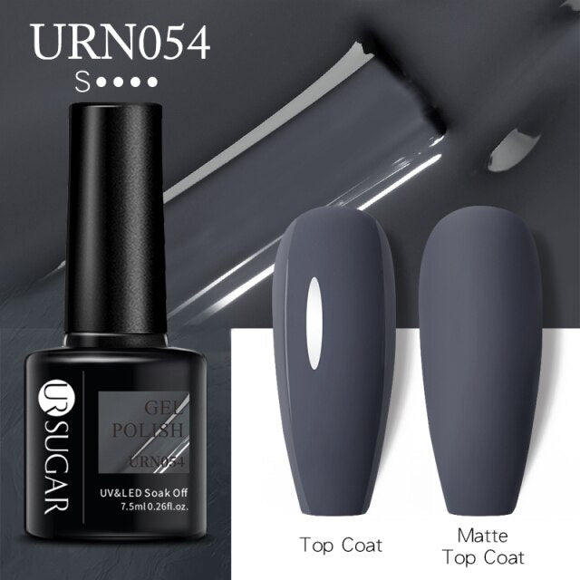 UR SUGAR 7.5ml Gel Nail Polish Semi Permanent 90 Colors Gel Polish Lamp Varnishes Soak Off Nail Art Manicure Base Top Gel