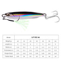 2021 Metal Jig Fishing Lure Weights 10g-60g Trolling Hard Bait Bass Fishing Bait Tackle Trout Jigging Lure Jigs Saltwater Lures