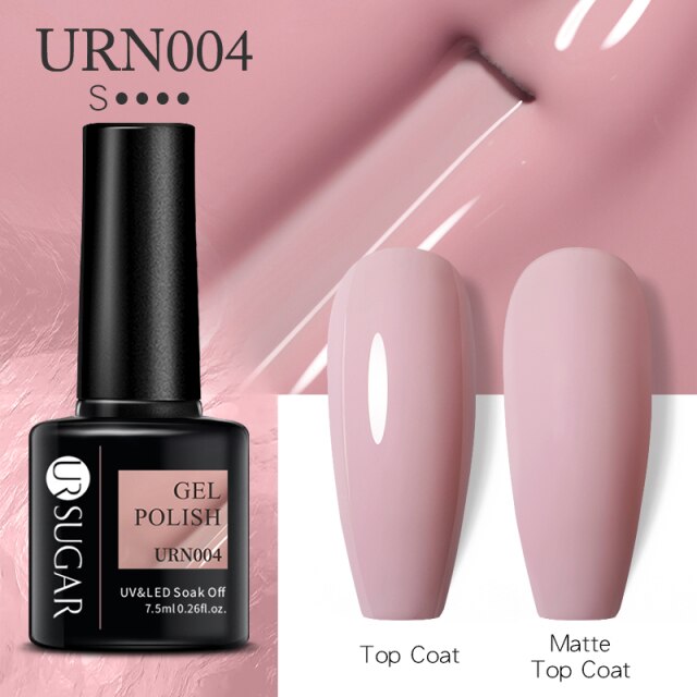 UR SUGAR New 7.5ML Color Gel Nail Polish Semi Permanent UV Gel Varnish All For Manicure Nail Art Gel Polish Base Matte Top Coat