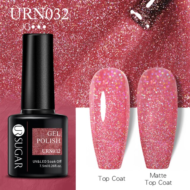 UR SUGAR New 7.5ML Color Gel Nail Polish Semi Permanent UV Gel Varnish All For Manicure Nail Art Gel Polish Base Matte Top Coat