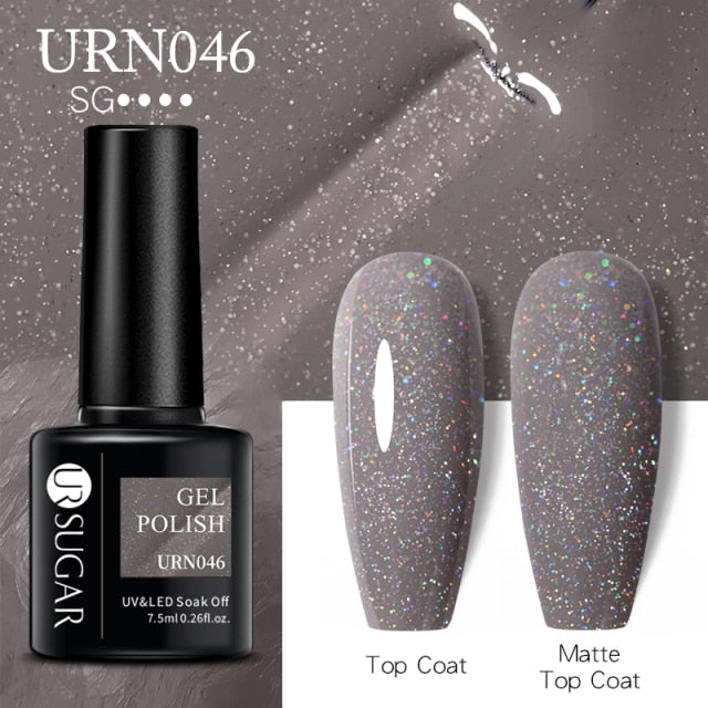 UR SUGAR New 7.5ML Color Gel Nail Polish Semi Permanent UV Gel Varnish All For Manicure Nail Art Gel Polish Base Matte Top Coat