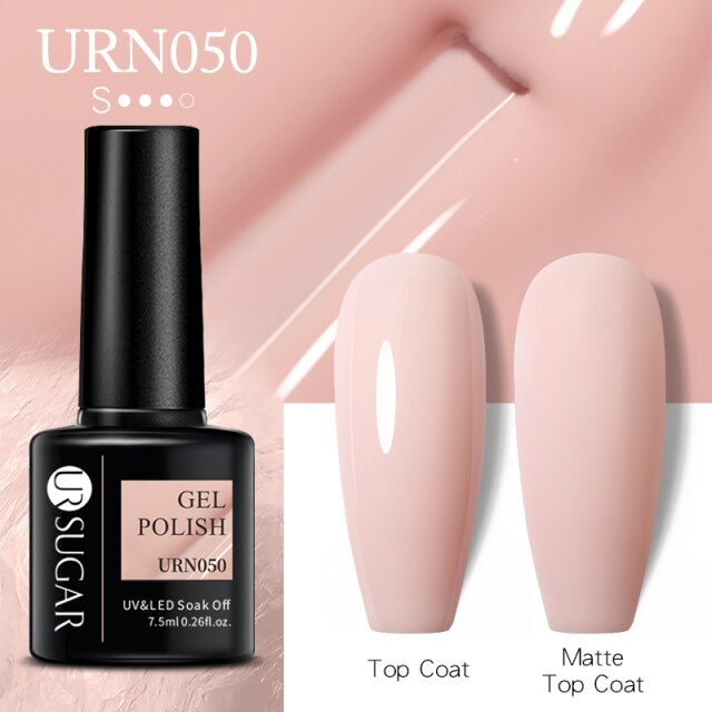 UR SUGAR New 7.5ML Color Gel Nail Polish Semi Permanent UV Gel Varnish All For Manicure Nail Art Gel Polish Base Matte Top Coat