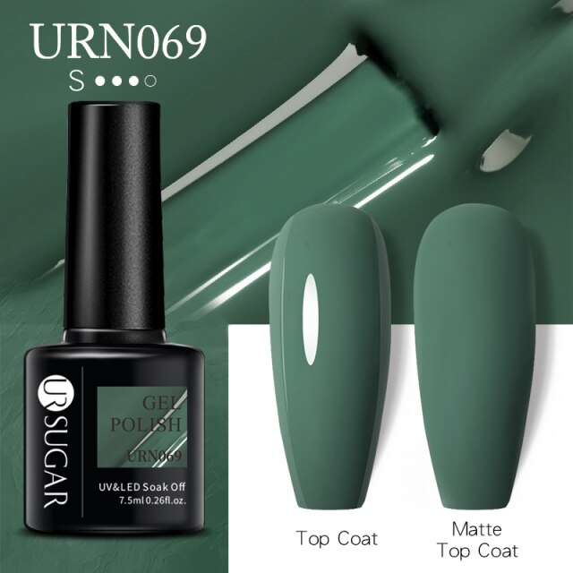 UR SUGAR New 7.5ML Color Gel Nail Polish Semi Permanent UV Gel Varnish All For Manicure Nail Art Gel Polish Base Matte Top Coat