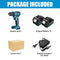 18V 90Nm Electric Cordless Brushless Impact Drill Hammer Drill Screwdriver DIY Power Tool Rechargable For Makita Battery