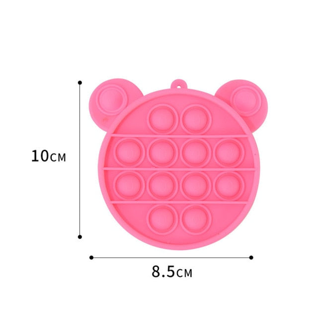 New Pop It Push Bubble Fidget Toys Pencil Case Children Stress Relief Squeeze Toy Antistress Popit Soft Squishy Kids Toys Gifts