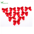 12Pcs 5cm Golden Silver Red Bow-knot Christmas Decorations for Home Christmas Decorations for Christmas Tree Ornament Navidad
