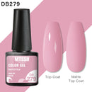 Mtssii Jelly Eggshell Gel Nail Polish Nail Art DIY Yogurt Effect Gel Soak Off Base Top Coat Gel Manicure Color Uv Varnishes