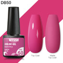 Mtssii Jelly Eggshell Gel Nail Polish Nail Art DIY Yogurt Effect Gel Soak Off Base Top Coat Gel Manicure Color Uv Varnishes