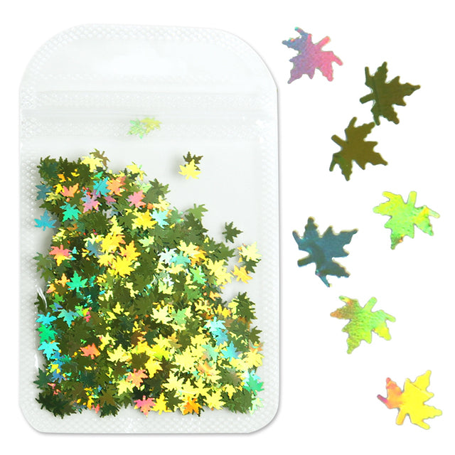 2g Holographic Nail Art Glitter Shiny Sweet Love Heart Flakes Sequins 3D Nails Paillette Manicure Valentine's Day Decorations