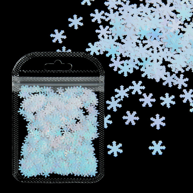 2g Holographic Nail Art Glitter Shiny Sweet Love Heart Flakes Sequins 3D Nails Paillette Manicure Valentine's Day Decorations