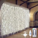 3m 100/200/300 LED Curtain String Light Garland Wedding Party Decorations Table Bachelorette Birthday Christmas New Year Festoon